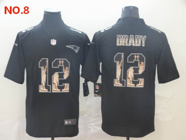 Men's New England Patriots #12 Tom Bradyn Jersey NO.8;